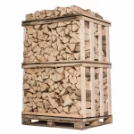 Trockenes Brennholz – 25 cm, Mischung Buche und Eiche, auf Palette