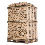Brennholz – 25 cm Scheite, 1 Palette = 3 Raummeter