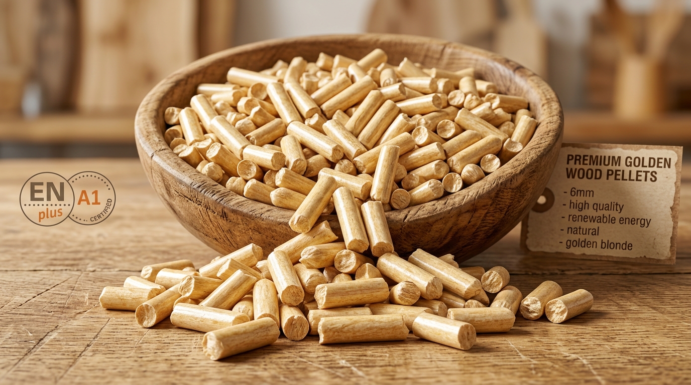ENplus A1 zertifizierte Holzpellets