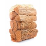 54 Netzsäcke mit kammergetrockneten Birkenholzscheiten (500 kg)