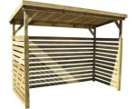 Kaminholzunterstand weka Brennholzlager 663 B Gr.2 274x131 cm natur – Bild 4