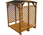 Kaminholzunterstand promadino 120 x 118 x 148 cm imprägniert – Bild 2