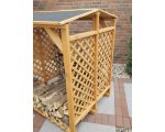 Kaminholzunterstand promadino 120 x 118 x 148 cm imprägniert – Bild 6