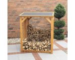 Kaminholzunterstand promadino 120 x 118 x 148 cm imprägniert – Bild 3