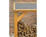 Kaminholzunterstand promadino 120 x 118 x 148 cm imprägniert – Bild 7