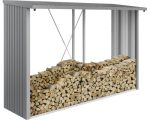 Kaminholzunterstand Biohort WoodStock 300 300 x 102 cm dunkelgrau-metallic – Bild 2