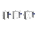 Kaminholzunterstand Biohort WoodStock 150 157 x 102 x 199 cm dunkelgrau-metallic – Bild 6