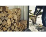 Kaminholzunterstand Biohort WoodStock 300 299 x 83 cm quarzgrau-metallic – Bild 4
