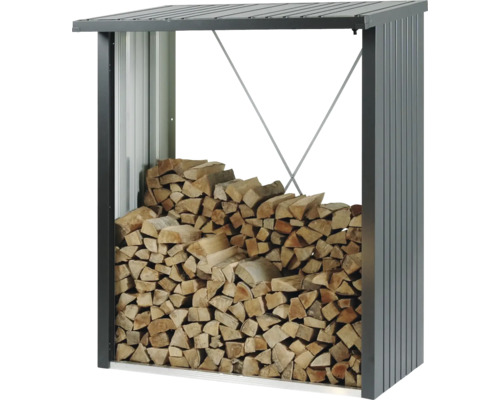 as.162240406.jpg Kaminholzunterstand Biohort WoodStock 150 157 x 102 x 199 cm dunkelgrau-metallic – Bild 5