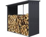 Kaminholzunterstand Konsta 200 x 107 x 190 cm schwarz – Bild 4