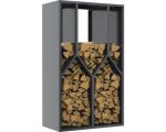 Kaminholzunterstand WESTMANN Castra B 95 x 50 x 160 cm anthrazit – Bild 2