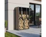 Kaminholzunterstand WESTMANN Castra B 95 x 50 x 160 cm anthrazit