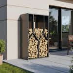 Kaminholzunterstand WESTMANN Castra B 95 x 50 x 160 cm anthrazit