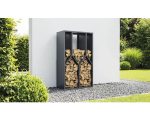Kaminholzunterstand weka Gary 100 x 77 x 160 cm anthrazit