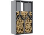 Kaminholzunterstand weka Gary 100 x 77 x 160 cm anthrazit – Bild 3
