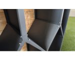 Kaminholzunterstand weka Gary 100 x 77 x 160 cm anthrazit – Bild 10