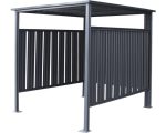 Fahrradunterstand, Kaminholzunterstand WESTMANN 180 x 203 cm anthrazit – Bild 2