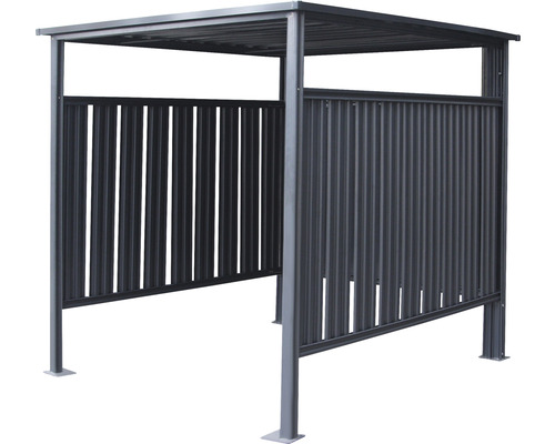 as.44881450.jpg Fahrradunterstand, Kaminholzunterstand WESTMANN 180 x 203 cm anthrazit – Bild 2