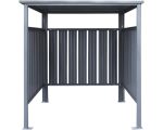 Fahrradunterstand, Kaminholzunterstand WESTMANN 180 x 203 cm anthrazit – Bild 3