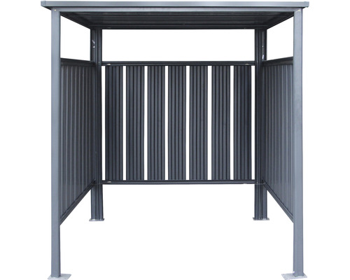 as.44881492.jpg Fahrradunterstand, Kaminholzunterstand WESTMANN 180 x 203 cm anthrazit – Bild 3