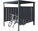 Fahrradunterstand, Kaminholzunterstand WESTMANN 180 x 203 cm anthrazit – Bild 5