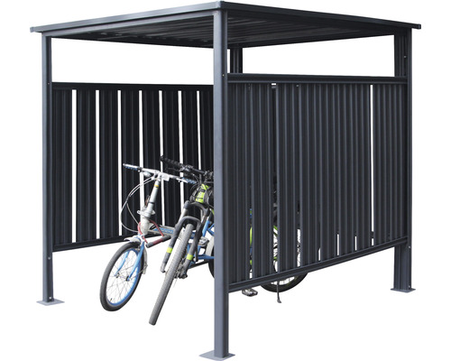as.44881507.jpg Fahrradunterstand, Kaminholzunterstand WESTMANN 180 x 203 cm anthrazit – Bild 5