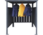Fahrradunterstand, Kaminholzunterstand WESTMANN 180 x 203 cm anthrazit – Bild 6