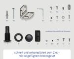 Kaminholzunterstand Hörmann EcoStar Elegant-V Typ 1 122,7 x 102,5 x 198,0 cm purpurrot – Bild 6