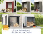 Fußboden Hörmann EcoStar für Kaminholzunterstand Typ 1 110 x 72 cm silber – Bild 2