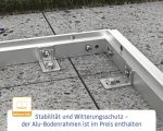 Kaminholzunterstand Hörmann EcoStar Elegant-V Typ 1 122,7 x 102,5 x 198,0 cm purpurrot – Bild 5