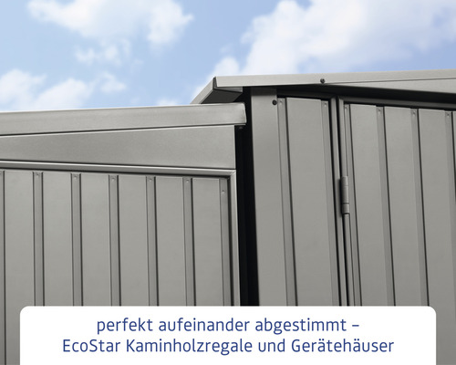 as.45033838.jpg Kaminholzunterstand Hörmann EcoStar Trend-V Typ 2 181,4 x 102,5 x 198,0 cm grau-aluminium – Bild 11
