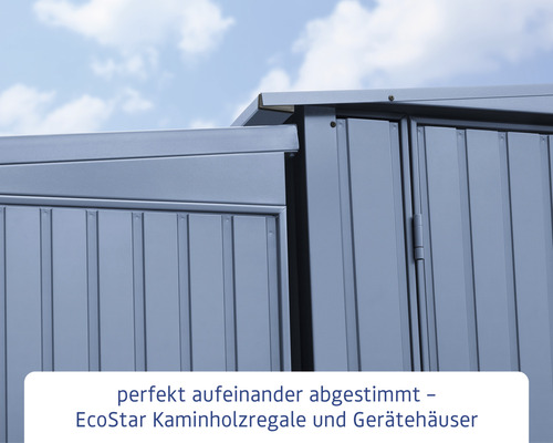 as.45033842.jpg Kaminholzunterstand Hörmann EcoStar Trend-V Typ 1 122,7 x 102,5 x 198,0 cm taubenblau – Bild 11