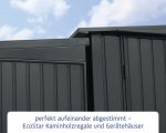 Kaminholzunterstand Hörmann EcoStar Trend-V Typ 1 122,7 x 102,5 x 198,0 cm anthrazit – Bild 10