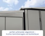 Kaminholzunterstand Hörmann EcoStar Elegant-V Typ 2 181,4 x 102,5 x 198,0 cm grau-aluminium – Bild 11