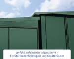 Kaminholzunterstand Hörmann EcoStar Elegant-V Typ 2 181,4 x 102,5 x 198,0 cm moosgrün – Bild 10