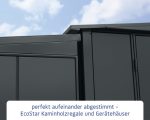 Kaminholzunterstand Hörmann EcoStar Elegant-V Typ 1 122,7 x 102,5 x 198,0 cm anthrazit – Bild 11