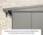 Kaminholzunterstand Hörmann EcoStar Elegant-V Typ 2 181,4 x 102,5 x 198,0 cm grau-aluminium – Bild 12