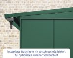 Kaminholzunterstand Hörmann EcoStar Elegant-V Typ 2 181,4 x 102,5 x 198,0 cm moosgrün – Bild 12