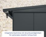 Kaminholzunterstand Hörmann EcoStar Elegant-V Typ 1 122,7 x 102,5 x 198,0 cm anthrazit – Bild 12