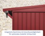 Kaminholzunterstand Hörmann EcoStar Trend-V Typ 2 181,4 x 102,5 x 198,0 cm purpurrot – Bild 13