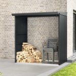 Kaminholzunterstand Hörmann EcoStar Trend-V Typ 2 181,4 x 102,5 x 198,0 cm anthrazit