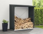 Kaminholzunterstand Hörmann EcoStar Elegant-V Typ 2 181,4 x 102,5 x 198,0 cm anthrazit