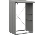 Kaminholzunterstand Hörmann EcoStar Trend-V Typ 1 122,7 x 102,5 x 198,0 cm grau-aluminium – Bild 2