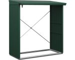 Kaminholzunterstand Hörmann EcoStar Trend-V Typ 2 181,4 x 102,5 x 198,0 cm moosgrün – Bild 2