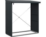 Kaminholzunterstand Hörmann EcoStar Trend-V Typ 2 181,4 x 102,5 x 198,0 cm anthrazit – Bild 2