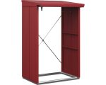 Kaminholzunterstand Hörmann EcoStar Elegant-V Typ 1 122,7 x 102,5 x 198,0 cm purpurrot – Bild 2
