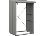 Kaminholzunterstand Hörmann EcoStar Elegant-V Typ 1 122,7 x 102,5 x 198,0 cm grau-aluminium – Bild 2