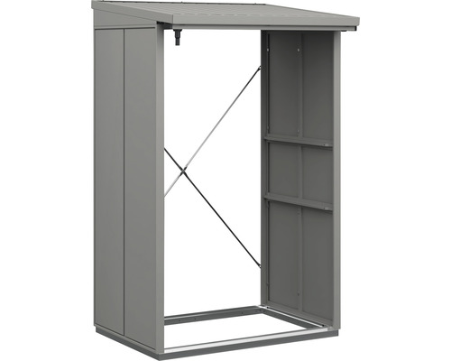 as.45308361.jpg Kaminholzunterstand Hörmann EcoStar Elegant-V Typ 1 122,7 x 102,5 x 198,0 cm grau-aluminium – Bild 2