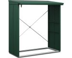 Kaminholzunterstand Hörmann EcoStar Elegant-V Typ 2 181,4 x 102,5 x 198,0 cm moosgrün – Bild 2