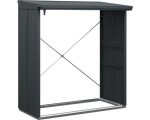Kaminholzunterstand Hörmann EcoStar Elegant-V Typ 2 181,4 x 102,5 x 198,0 cm anthrazit – Bild 2
